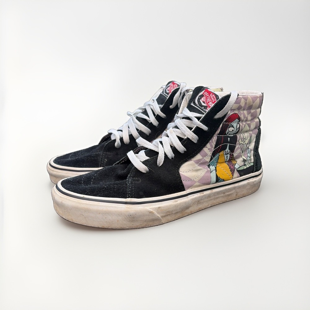 Rare Vans Disney Halloween Nightmare Before Christmas Sally W10 M8.5 Shoes